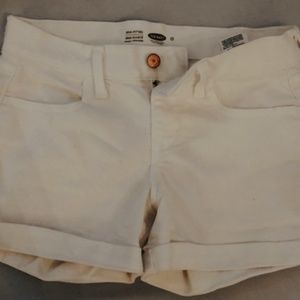 Old Navy Simple White Shorts